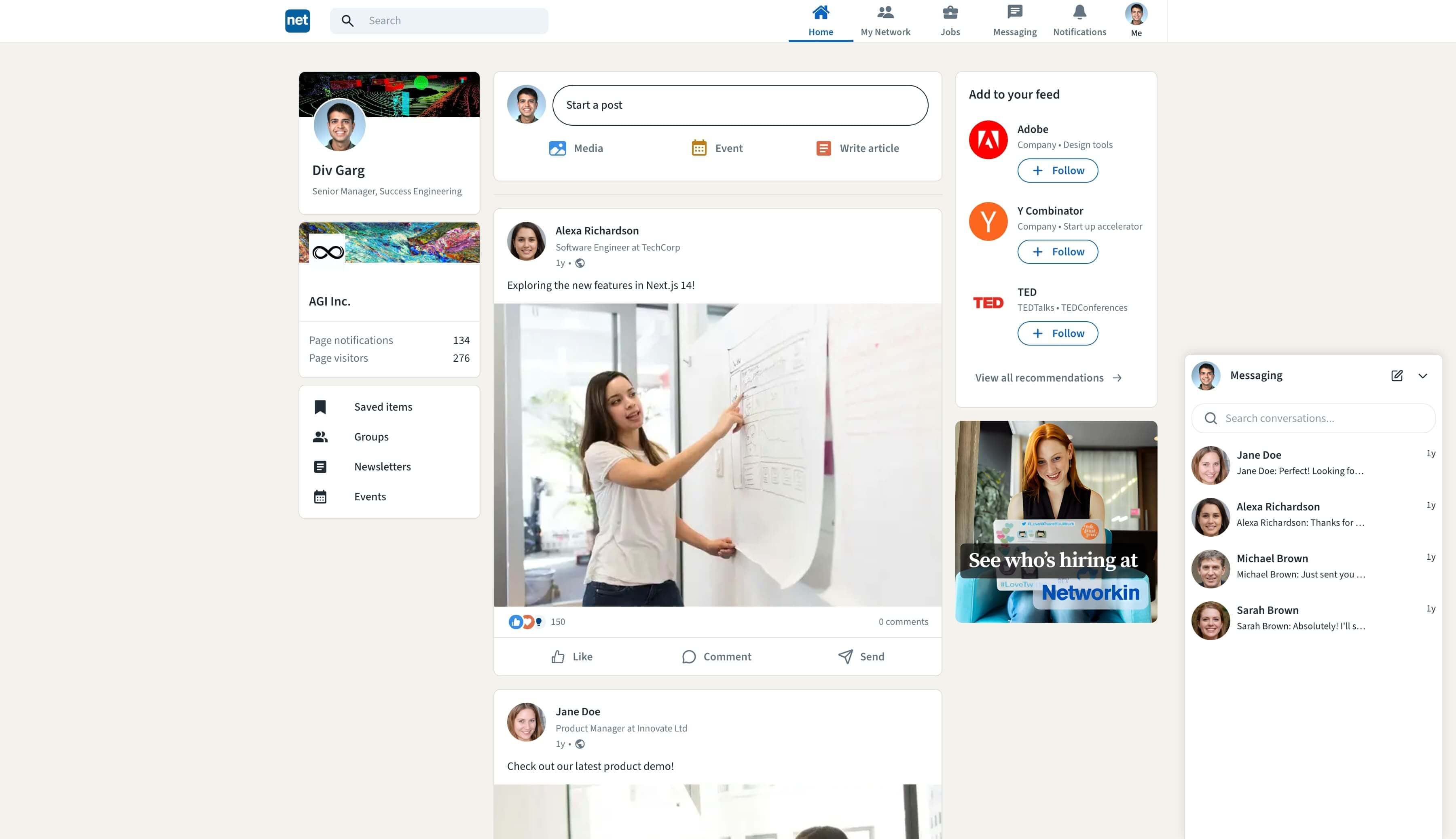 networkin preview